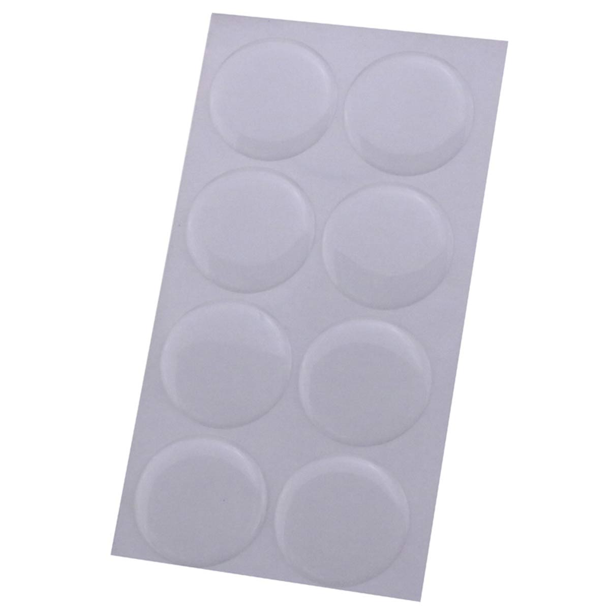 Plastic Dome Clear - 100PCS Stiker Kubah Bulat Resin Epoksi