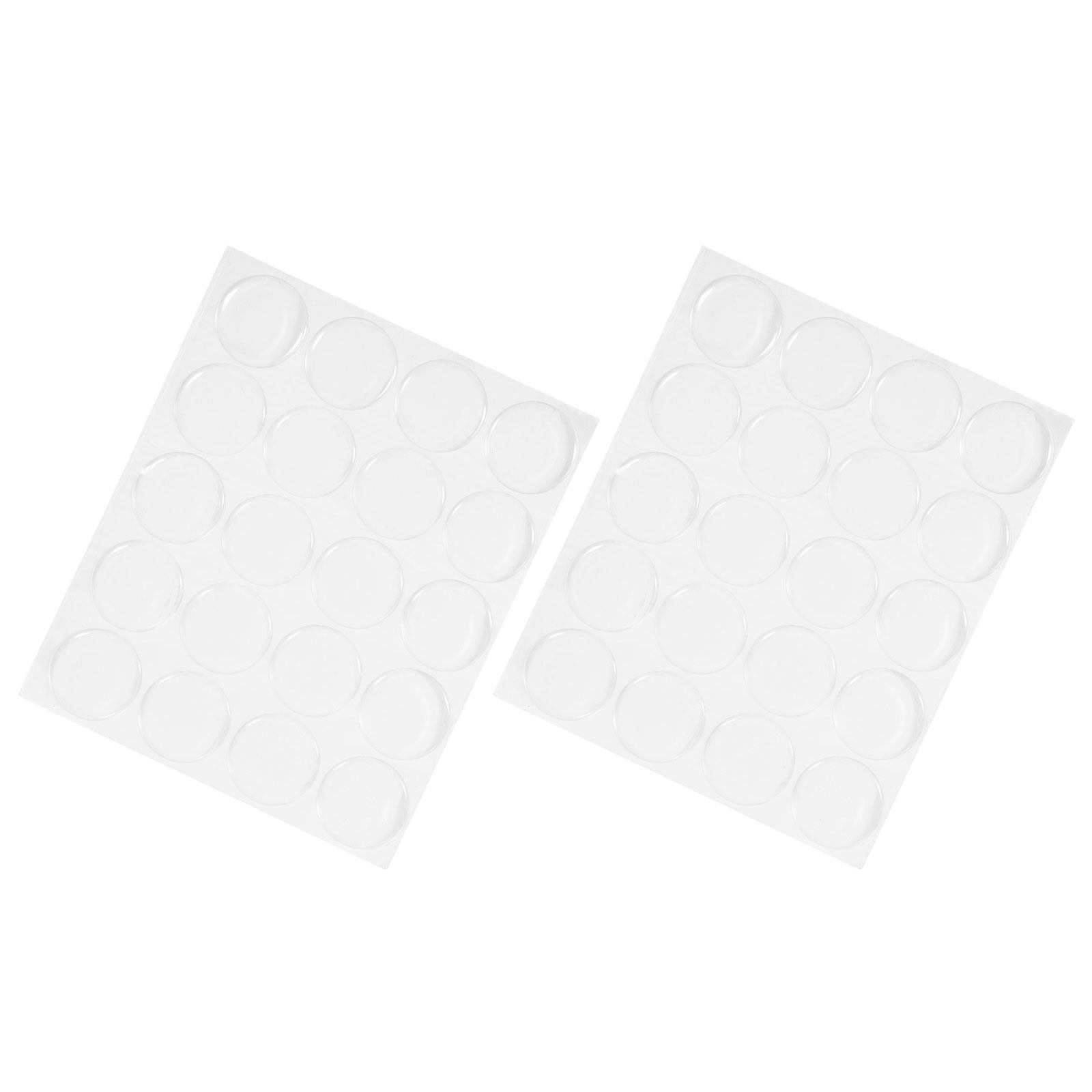 Plastic Dome Clear - 40 Buah Stiker Kubah Epoksi Bulat