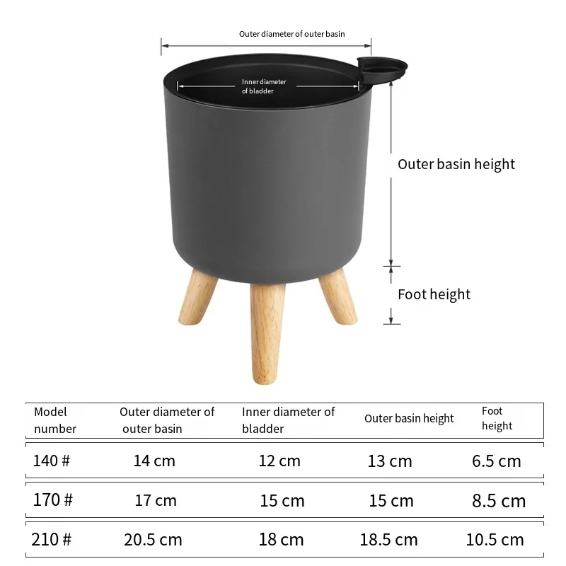 1 Buah Pot Bunga Plastik Dalam - Self Watering Insert ulasan dan harga