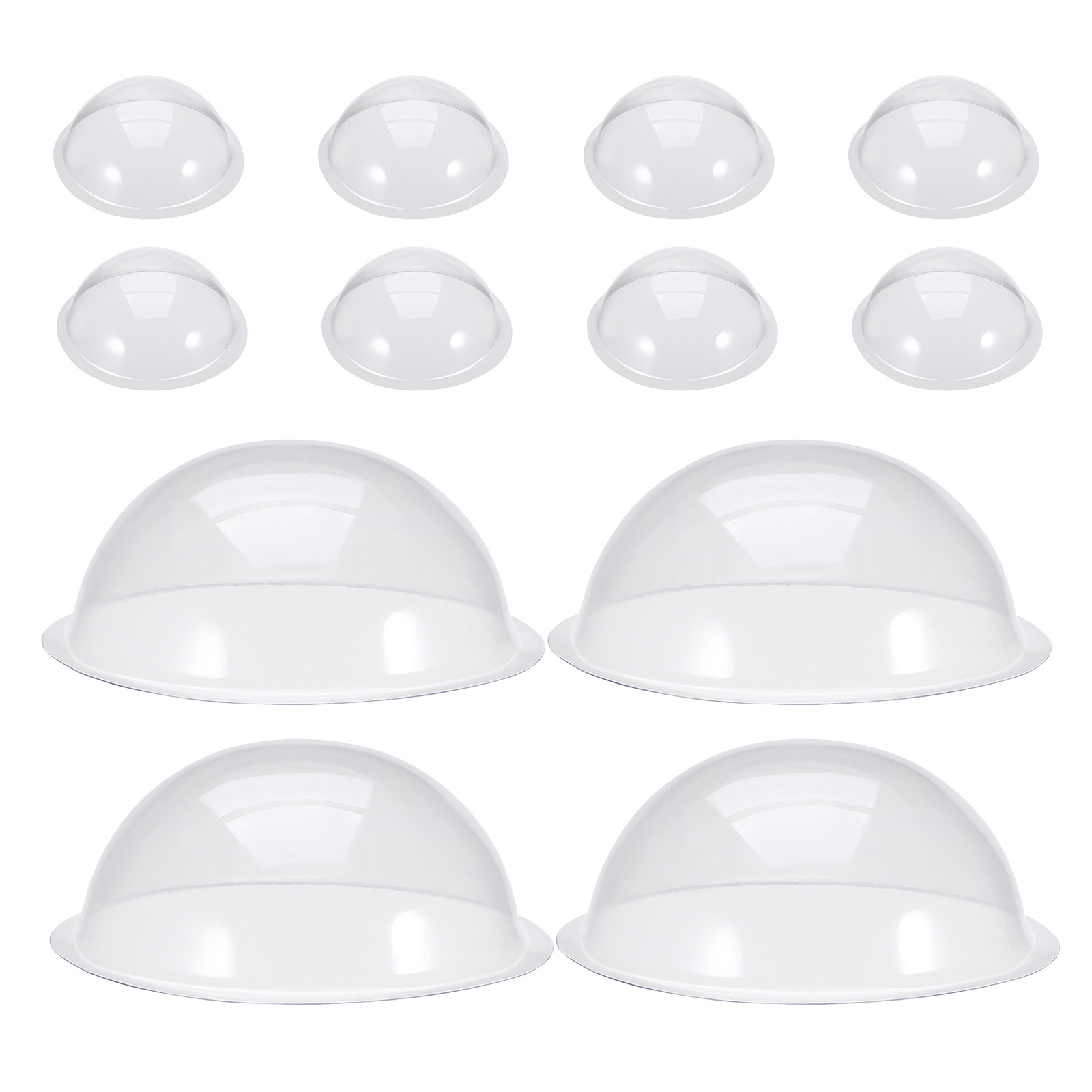 12 Buah Penutup Kubah Bola Sal - Plastic Dome Clear ulasan dan harga