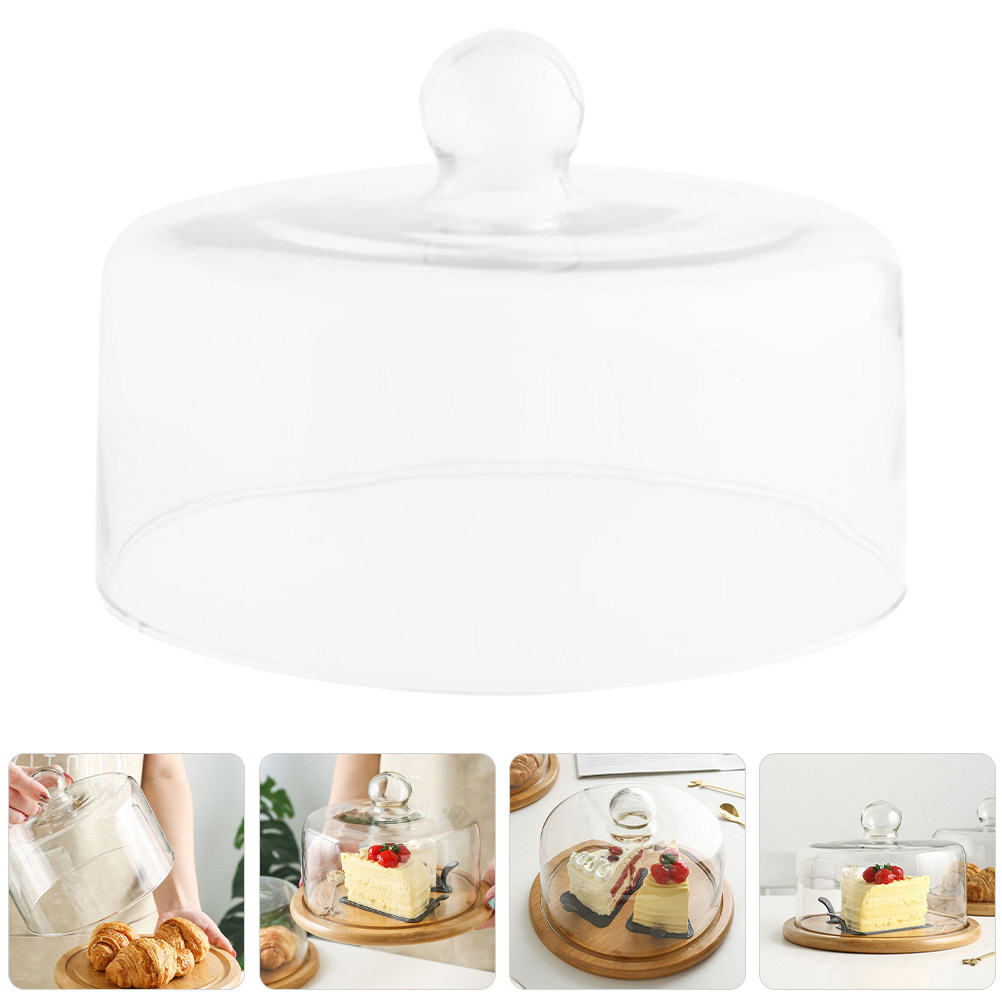 Penutup Makanan Kaca Transpara - Plastic Dome Clear ulasan dan harga