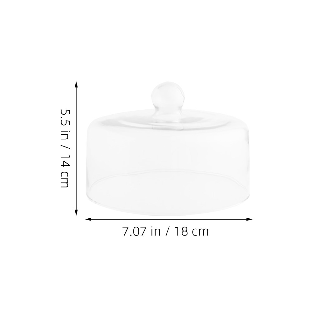 Penutup Makanan Kaca Transpara - Plastic Dome Clear ulasan dan harga